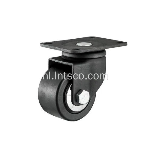 LAGE PROFIEL DITEERDE NYLON SWIBEL CASTERS